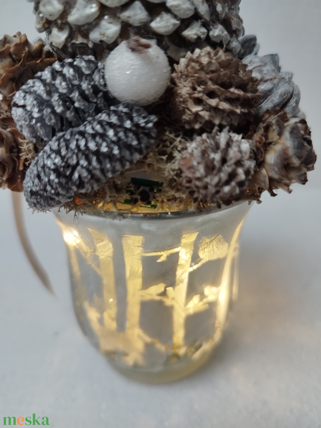 Sünis karácsonyi dísz - karácsony - karácsonyi lakásdekoráció - karácsonyi lakásdíszek - Meska.hu