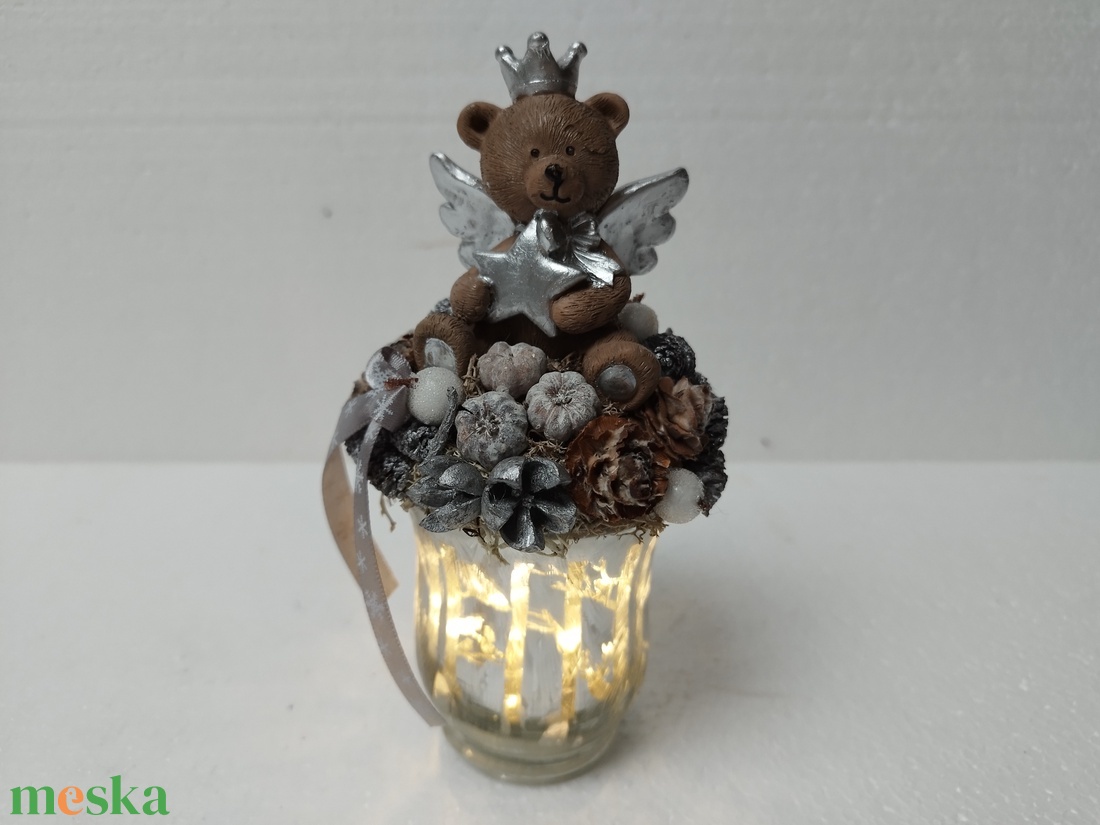 Macis karácsonyi dísz - karácsony - karácsonyi lakásdekoráció - karácsonyi lakásdíszek - Meska.hu