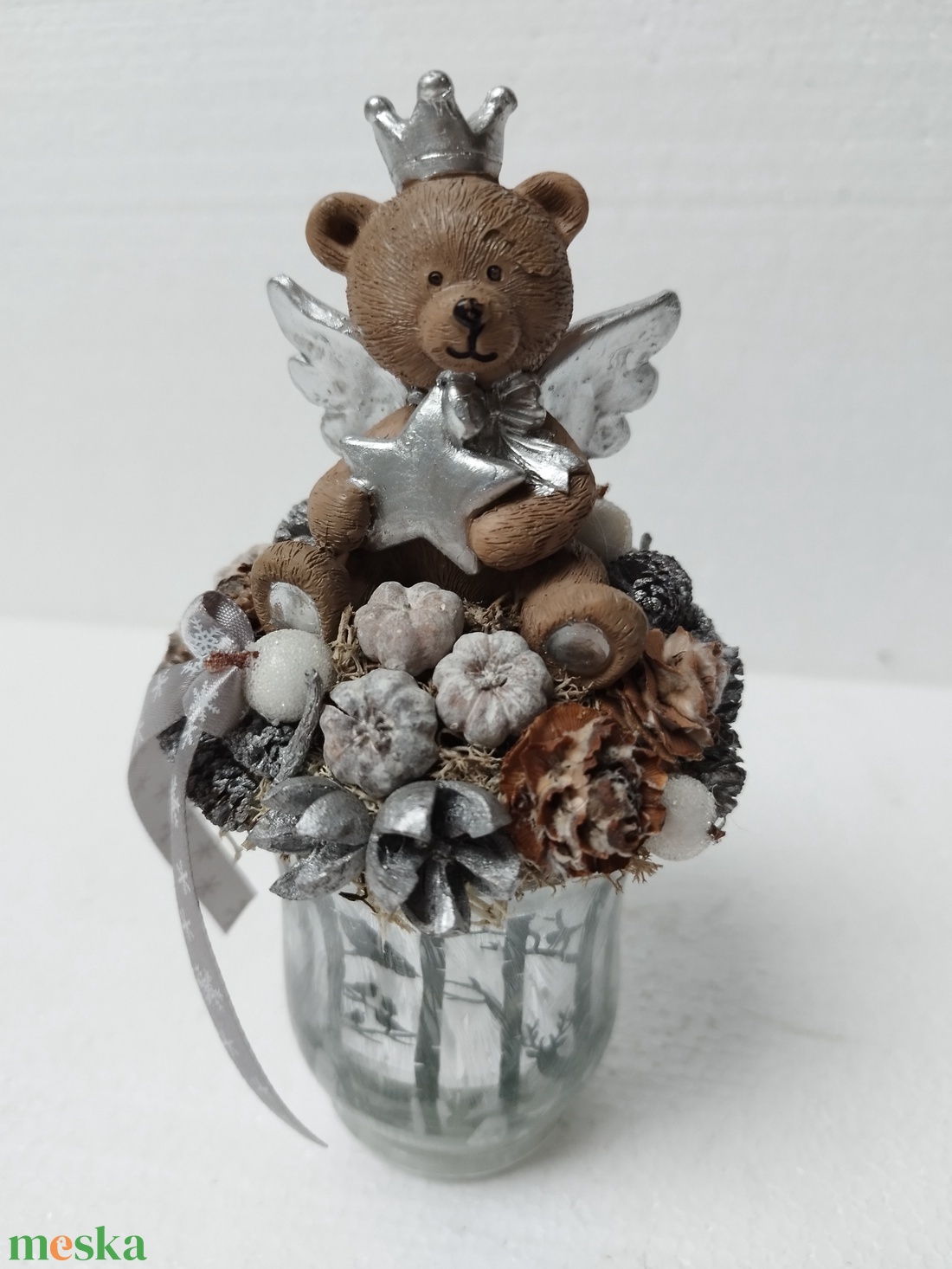 Macis karácsonyi dísz - karácsony - karácsonyi lakásdekoráció - karácsonyi lakásdíszek - Meska.hu