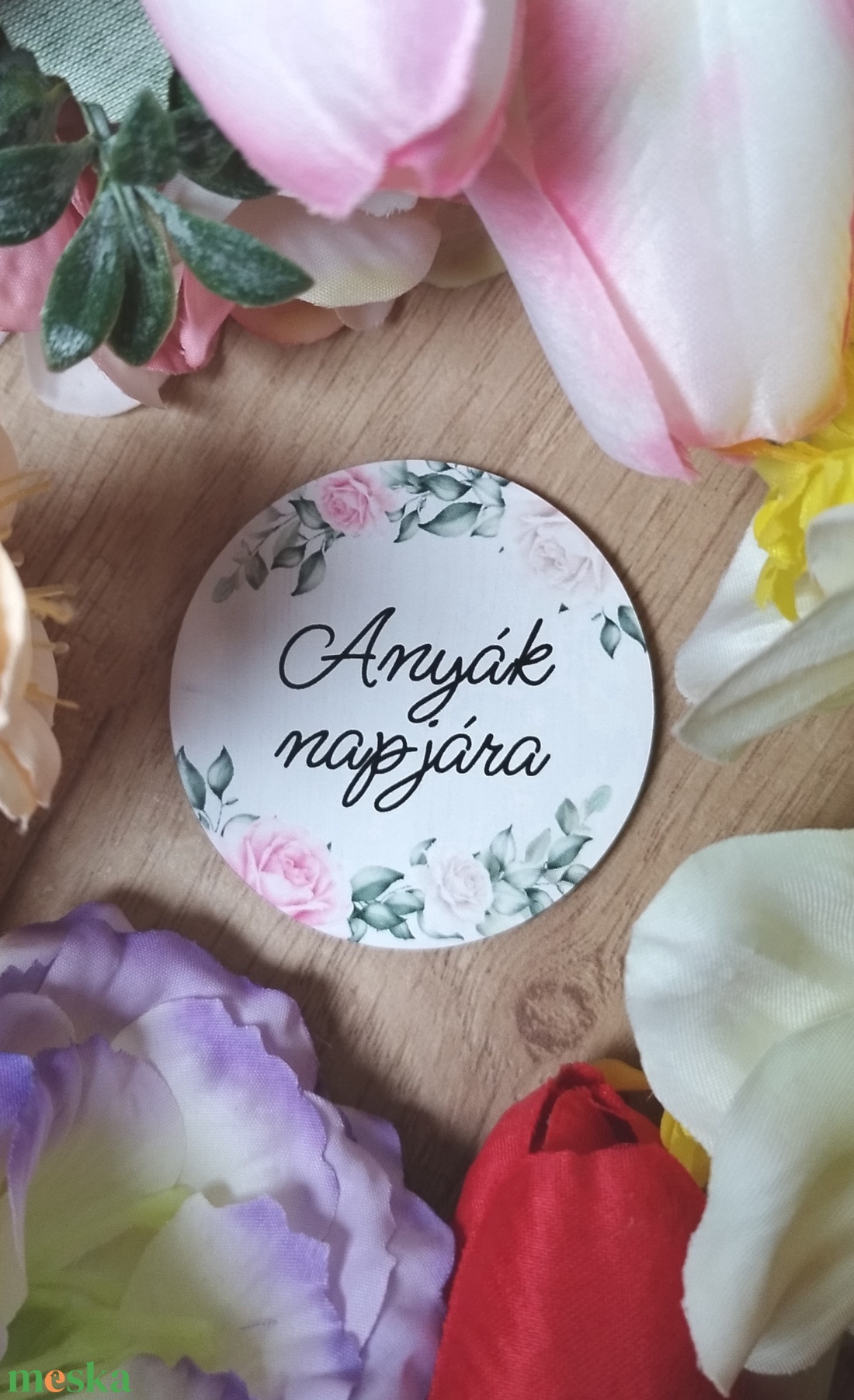 Anyák napjára fa tábla - kellékek & szerszámok - hobby fa alapanyag - egyéb fatermék - Meska.hu