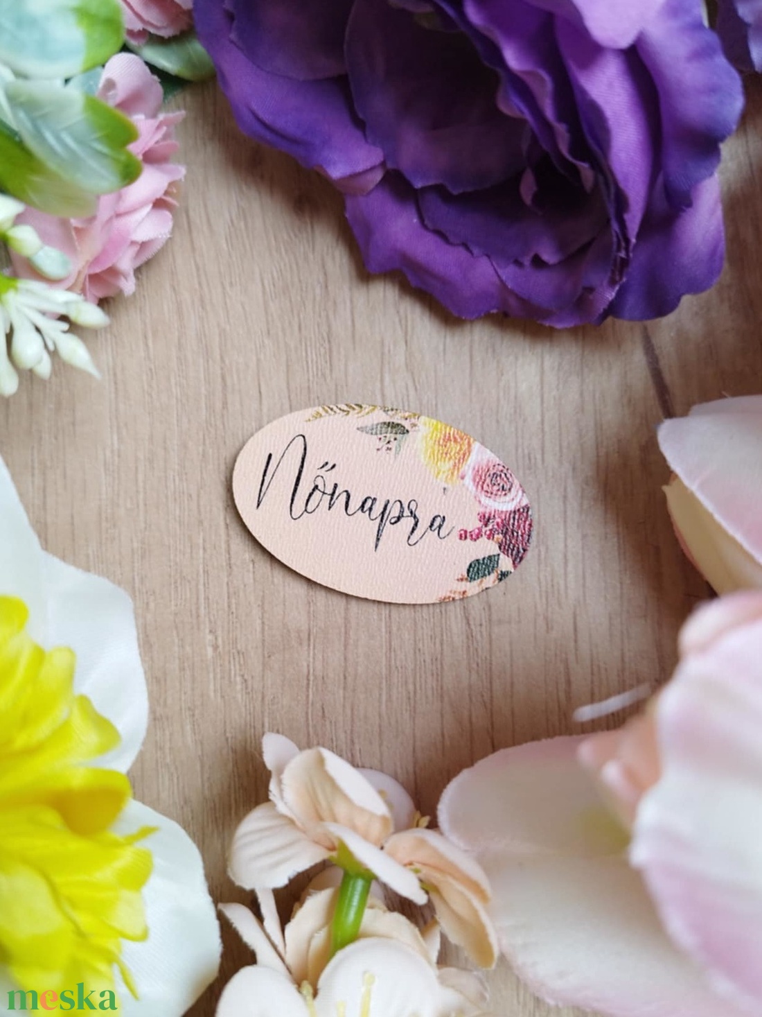 Nőnapra fa tábla - kellékek & szerszámok - hobby fa alapanyag - egyéb fatermék - Meska.hu