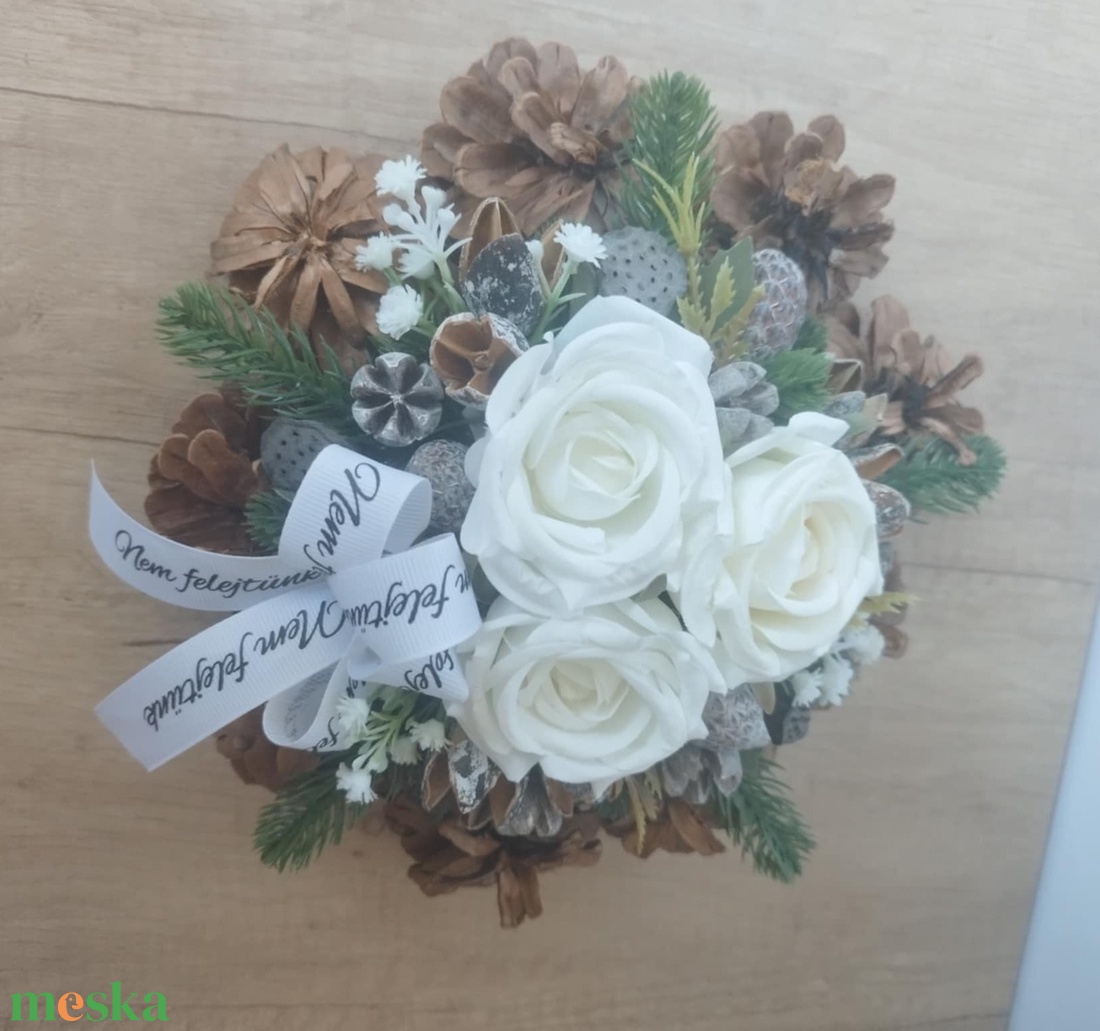 Toboz koszorú 20cm (Sírdísz, kegyeleti dísz) - otthon & életmód - vallás - temetkezési tárgy - Meska.hu Toboz koszorú 20cm (Sírdísz, kegyeleti dísz) - otthon & életmód - vallás - temetkezési tárgy - Meska.hu