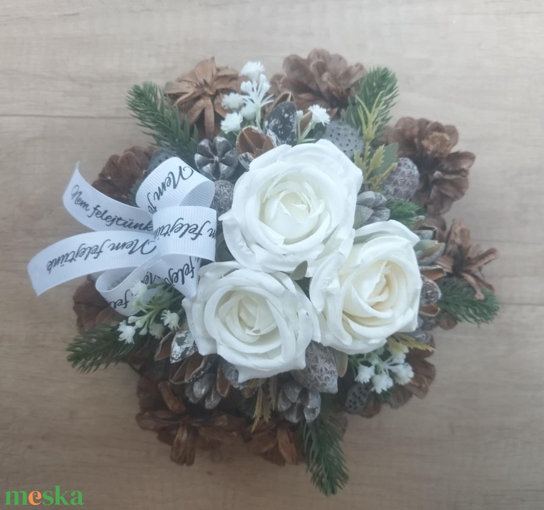 Toboz koszorú 20cm (Sírdísz, kegyeleti dísz) - otthon & életmód - vallás - temetkezési tárgy - Meska.hu Toboz koszorú 20cm (Sírdísz, kegyeleti dísz) - otthon & életmód - vallás - temetkezési tárgy - Meska.hu