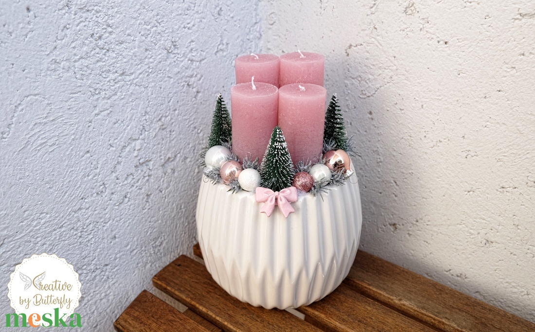 Adventi asztaldísz karácsonyi asztaldísz - karácsony - adventi díszek - adventi asztaldísz - Meska.hu