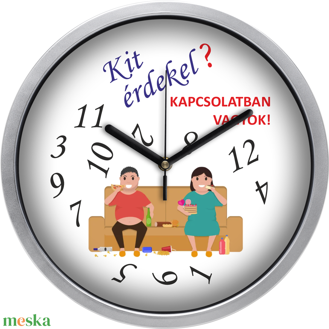 Falióra pároknak, 30 cm - otthon & életmód - dekoráció - fali és függő dekoráció - falióra & óra - Meska.hu