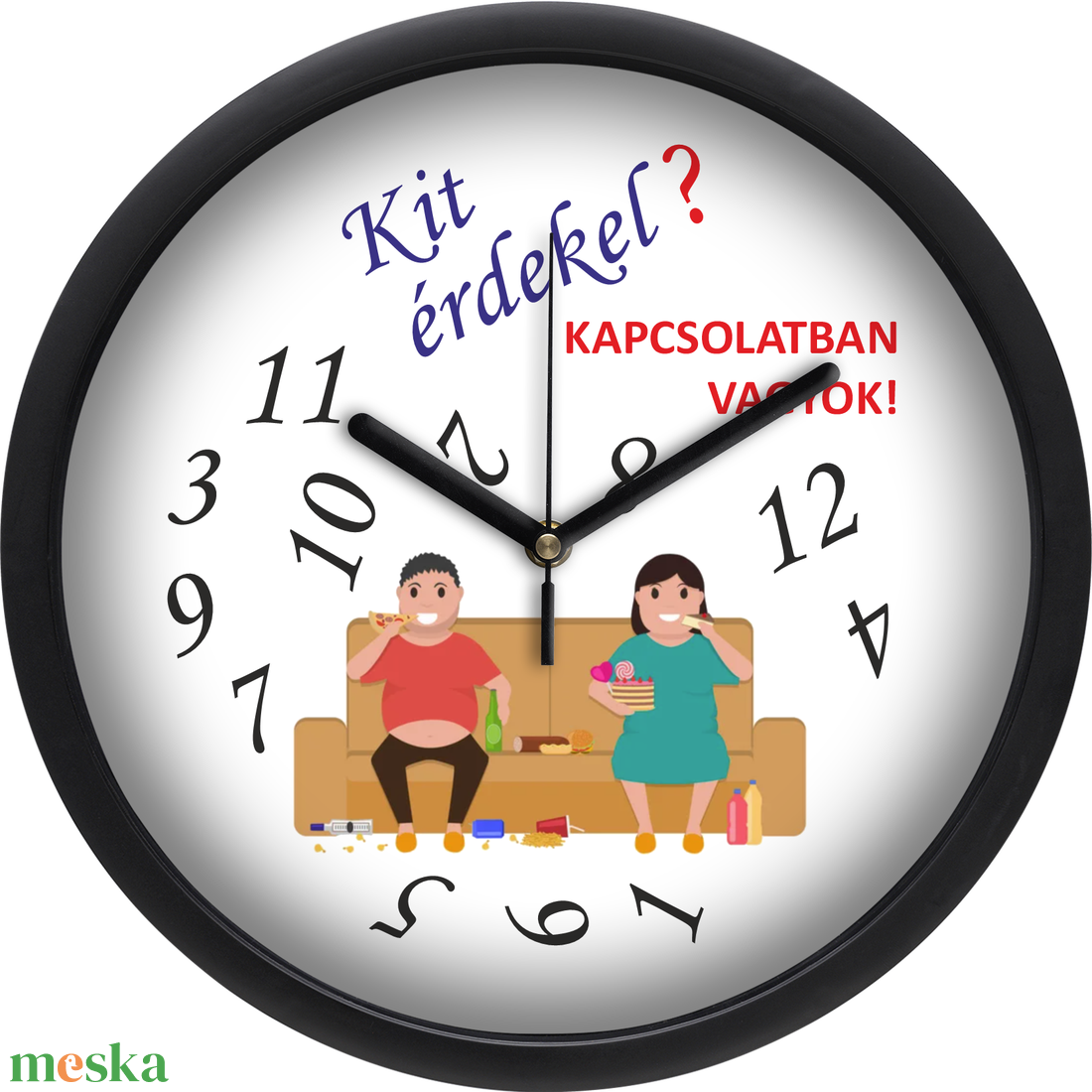 Falióra pároknak, 30 cm - otthon & életmód - dekoráció - fali és függő dekoráció - falióra & óra - Meska.hu