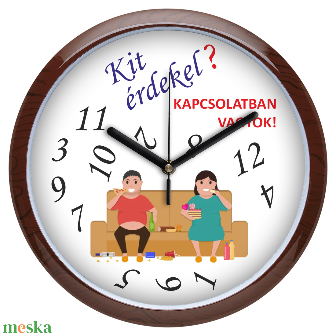 Falióra pároknak, 30 cm - otthon & életmód - dekoráció - fali és függő dekoráció - falióra & óra - Meska.hu