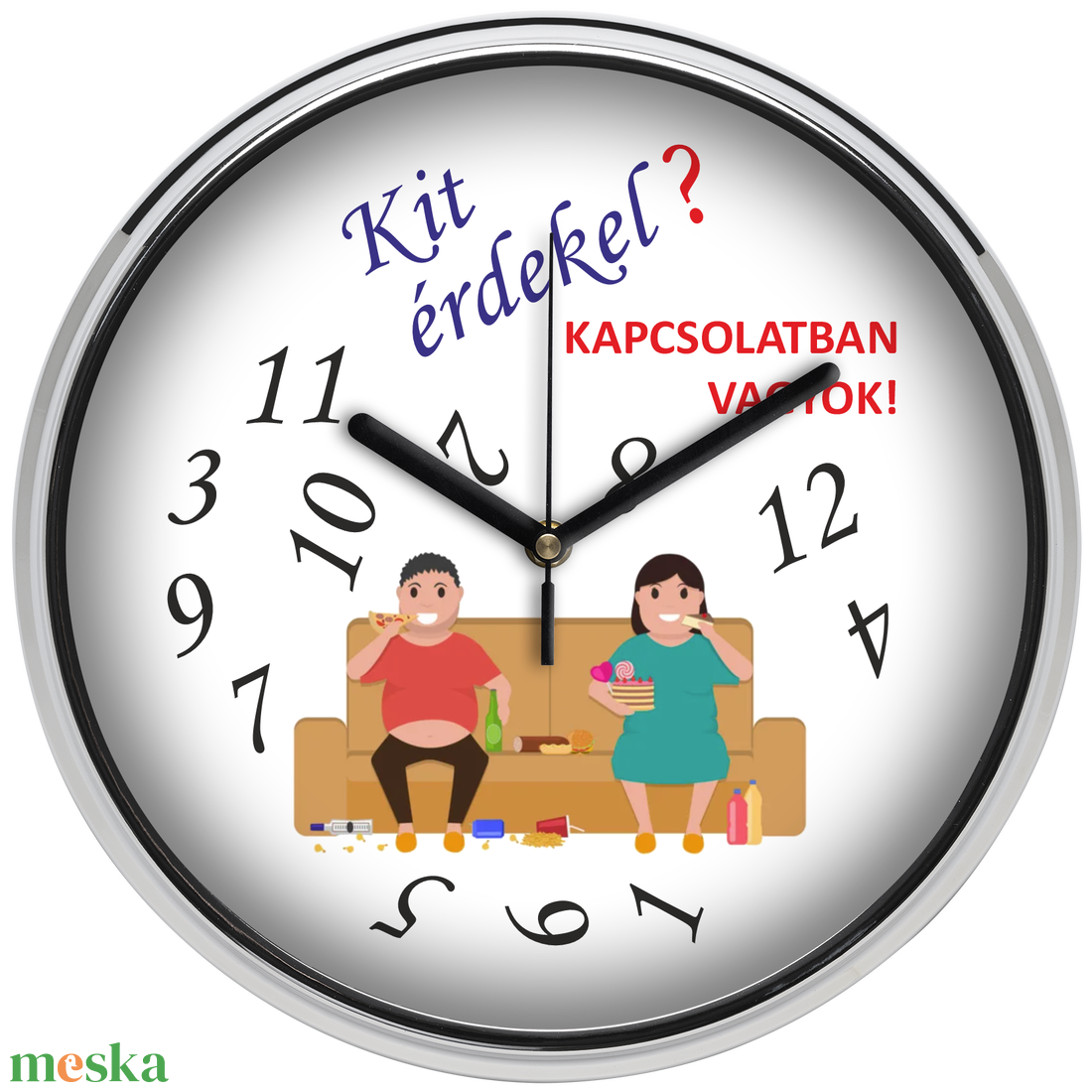 Falióra pároknak, 30 cm - otthon & életmód - dekoráció - fali és függő dekoráció - falióra & óra - Meska.hu