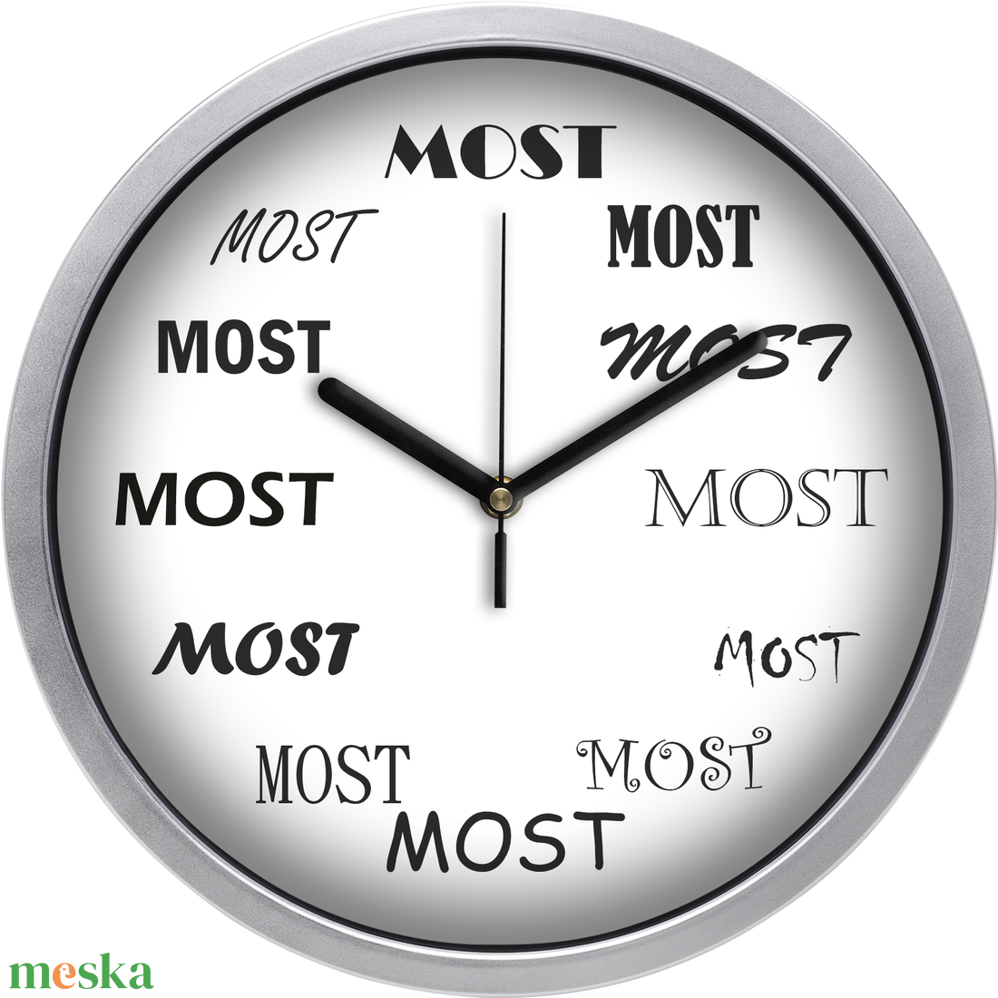 Most falióra, 30 cm - otthon & életmód - dekoráció - fali és függő dekoráció - falióra & óra - Meska.hu