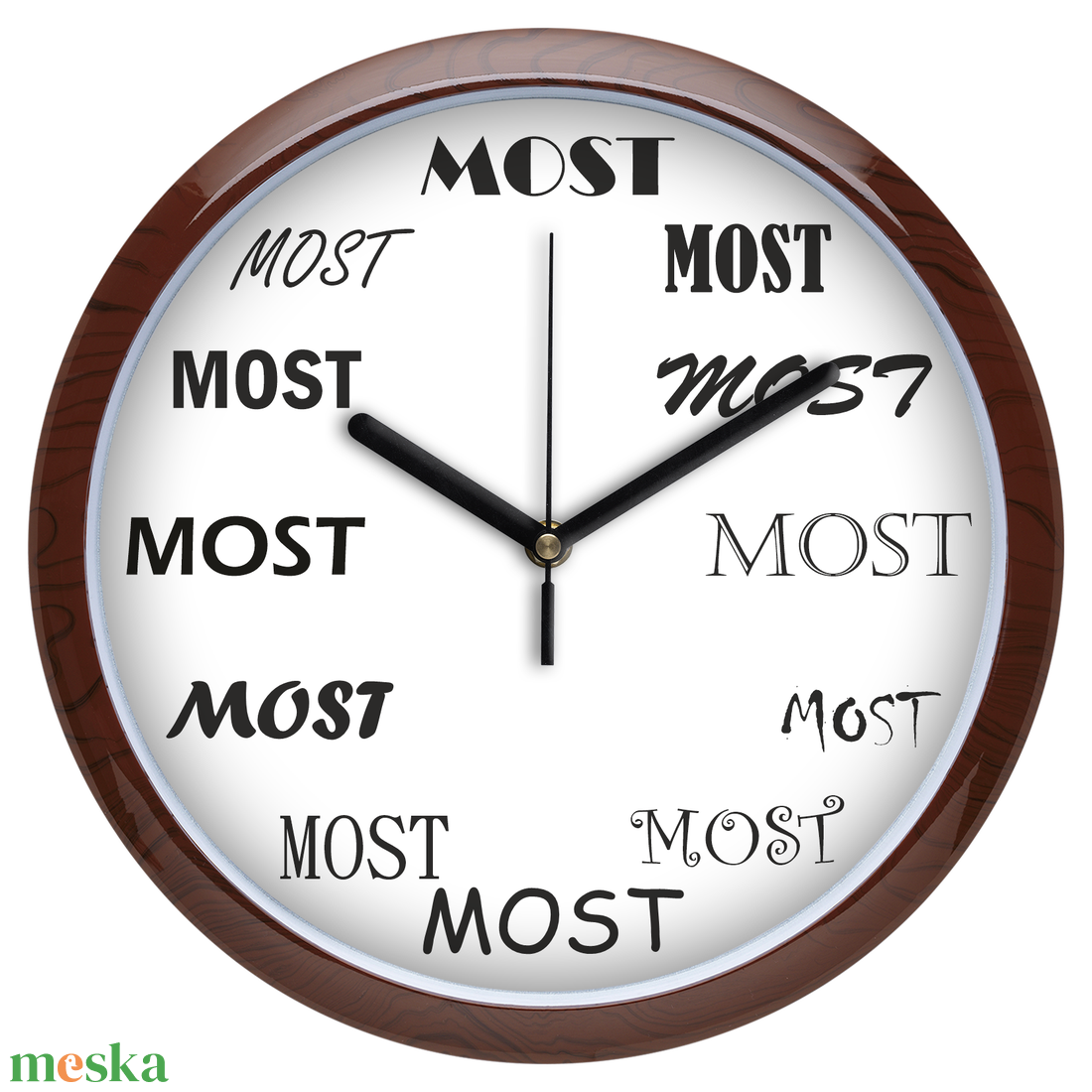 Most falióra, 30 cm - otthon & életmód - dekoráció - fali és függő dekoráció - falióra & óra - Meska.hu