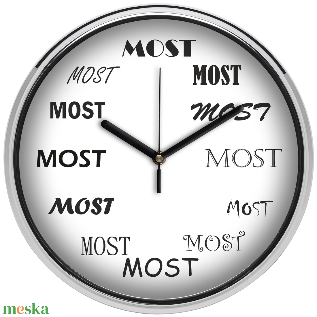 Most falióra, 30 cm - otthon & életmód - dekoráció - fali és függő dekoráció - falióra & óra - Meska.hu