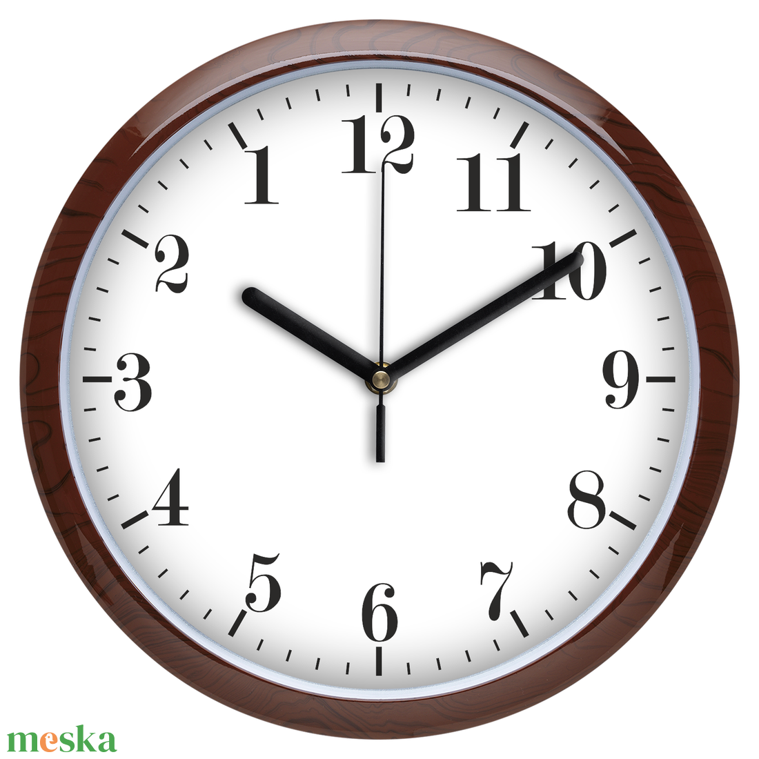 Visszafelé járó falióra, 30 cm - otthon & életmód - dekoráció - fali és függő dekoráció - falióra & óra - Meska.hu