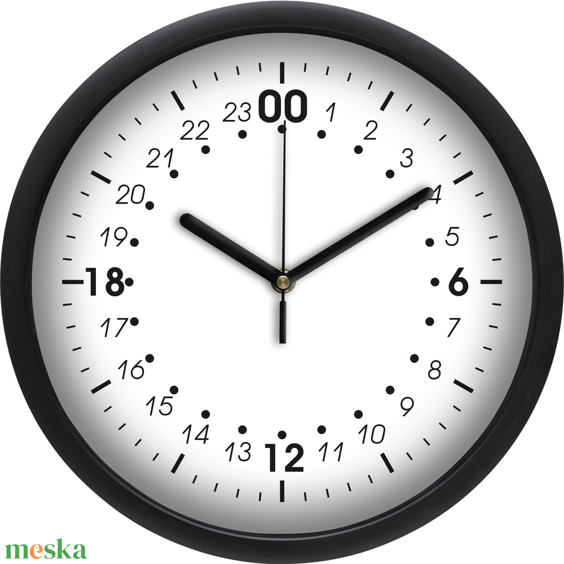 24 órás falióra, 30 cm - otthon & életmód - dekoráció - fali és függő dekoráció - falióra & óra - Meska.hu