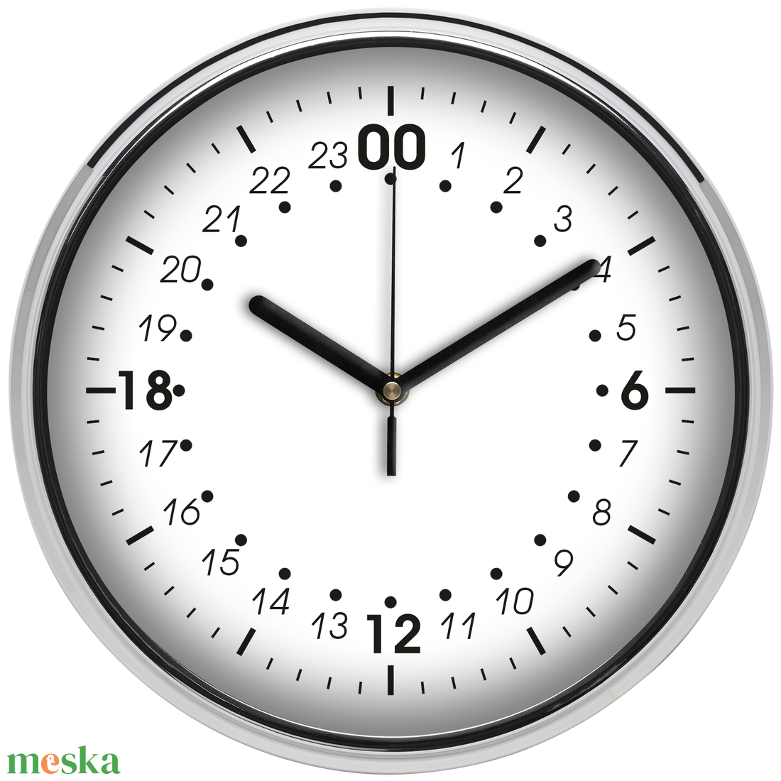 24 órás falióra, 30 cm - otthon & életmód - dekoráció - fali és függő dekoráció - falióra & óra - Meska.hu