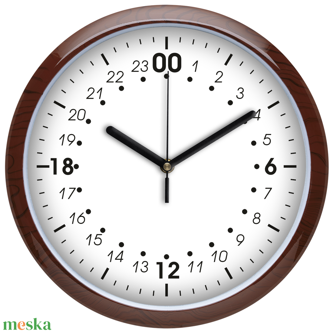 24 órás falióra, 30 cm - otthon & életmód - dekoráció - fali és függő dekoráció - falióra & óra - Meska.hu