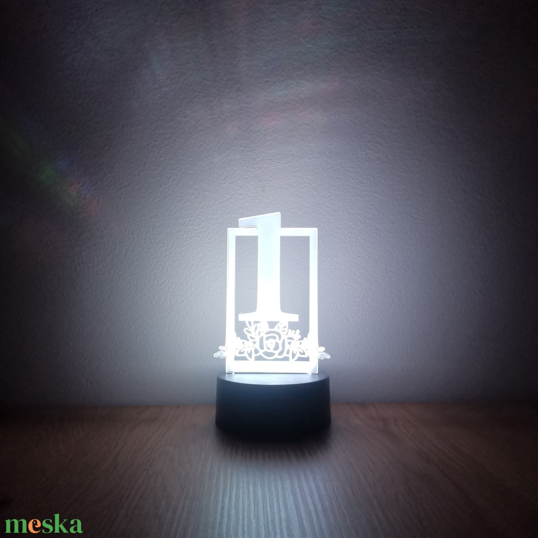 Esküvői asztalszám dekorlámpa - esküvő - dekoráció - asztaldísz - Meska.hu