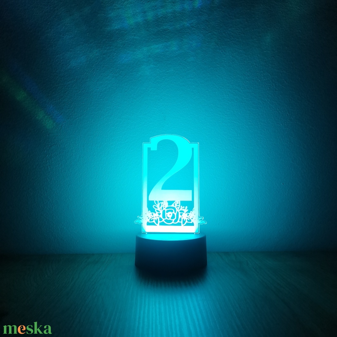 Esküvői asztalszám dekorlámpa - esküvő - dekoráció - asztaldísz - Meska.hu