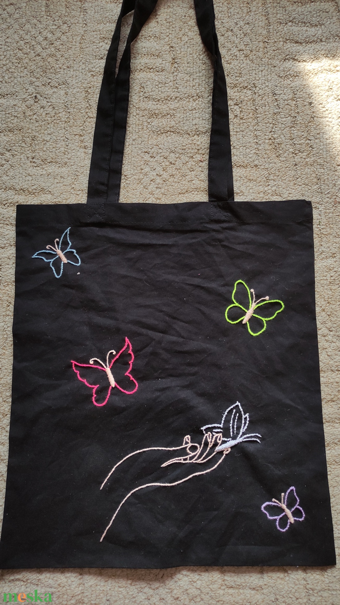 Vászon bevásárló táska  - táska & tok - bevásárlás & shopper táska - shopper, textiltáska, szatyor - Meska.hu