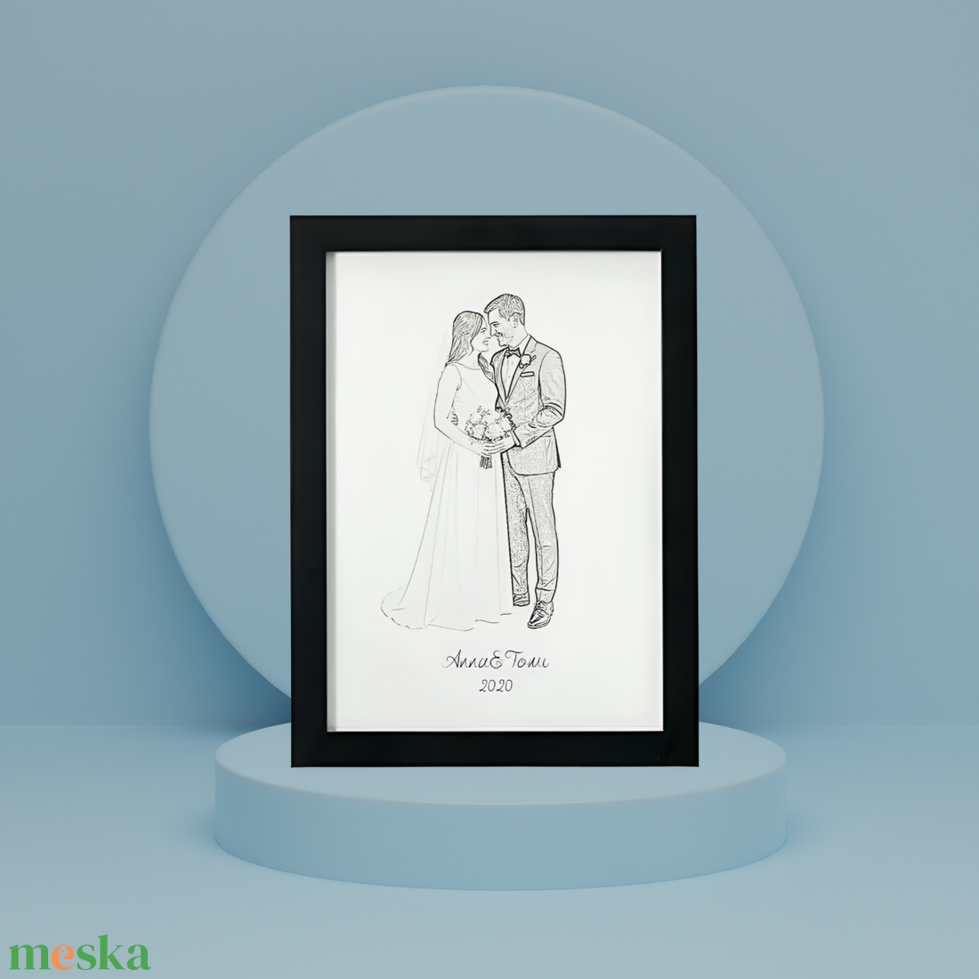 Személyre szabott sketch portré - művészet - fotográfia - portré - Meska.hu