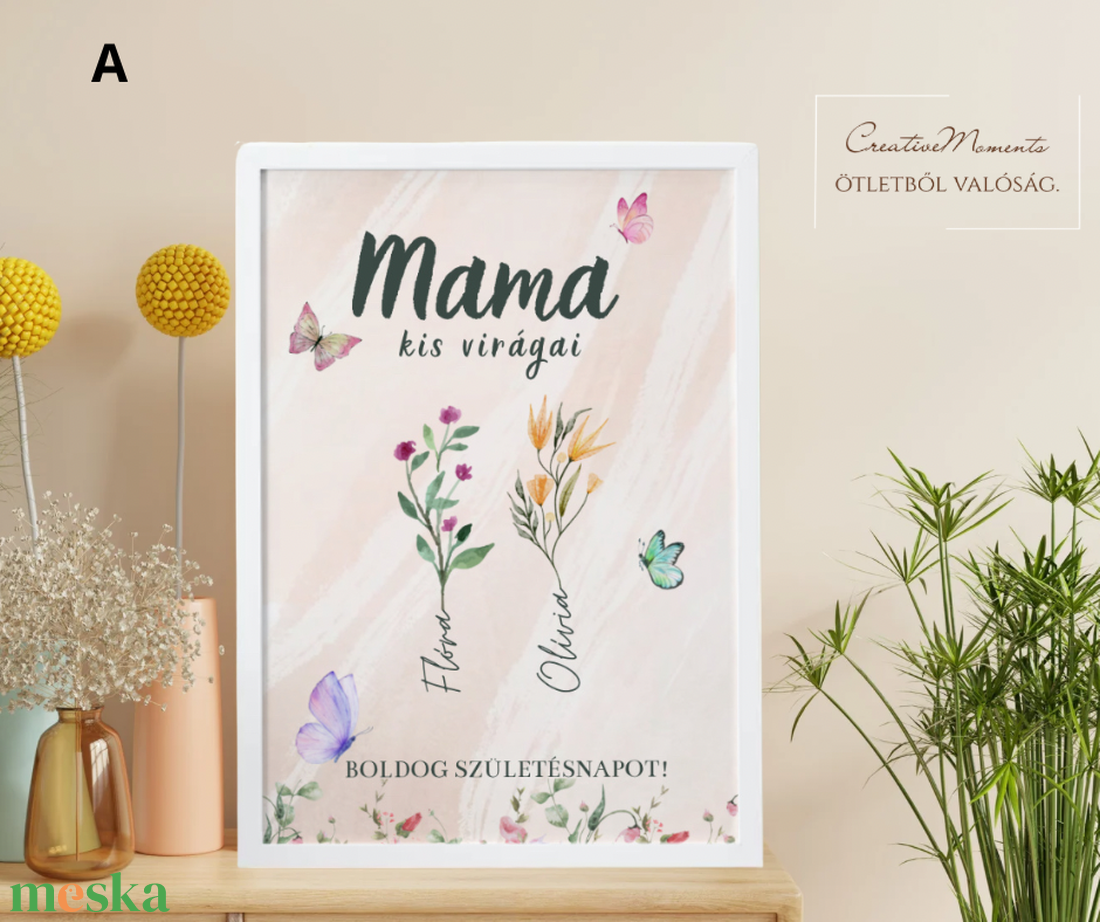 Nagymama köszöntő - otthon & életmód - dekoráció - kép & falikép - poszter - Meska.hu
