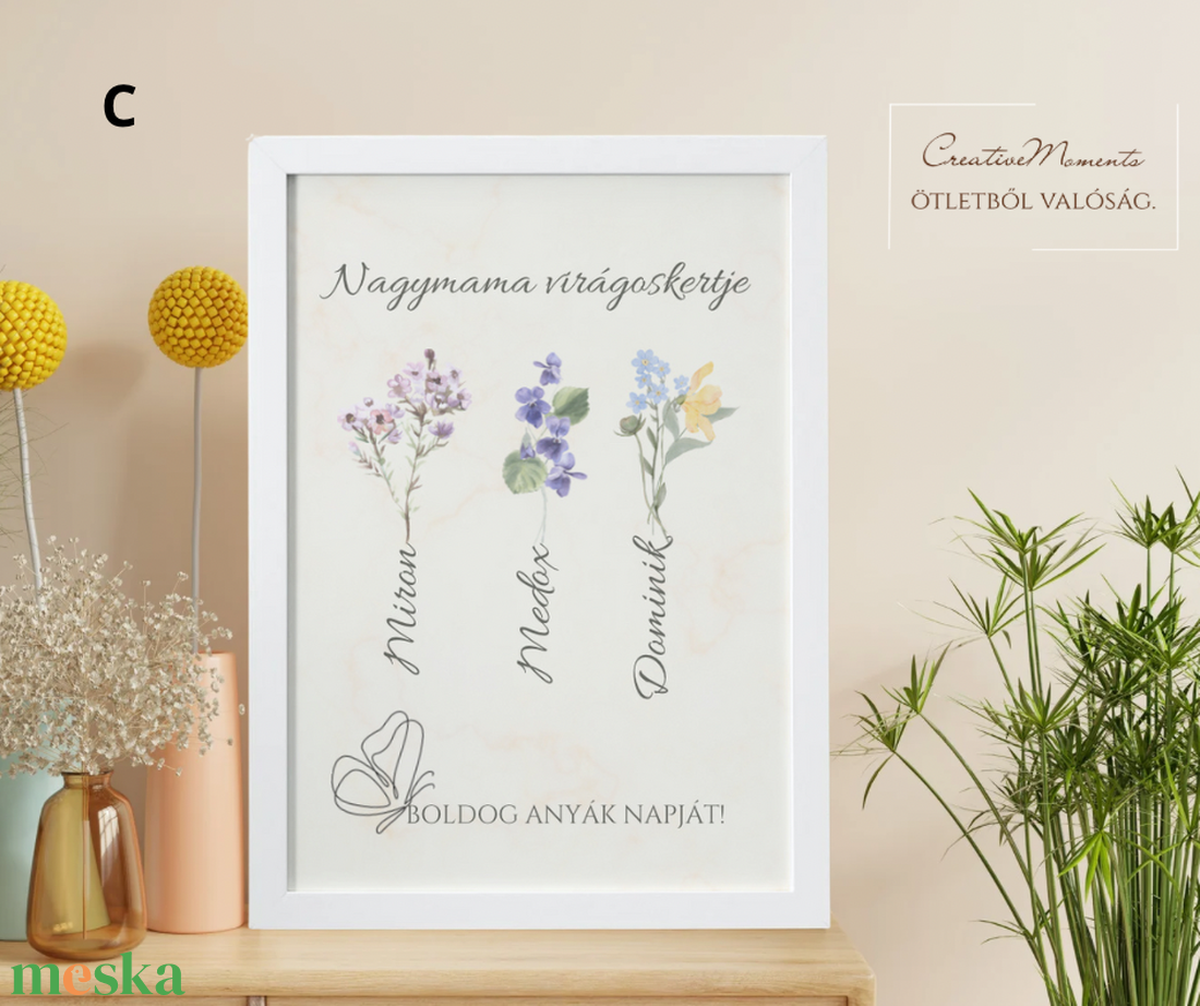 Nagymama köszöntő - otthon & életmód - dekoráció - kép & falikép - poszter - Meska.hu