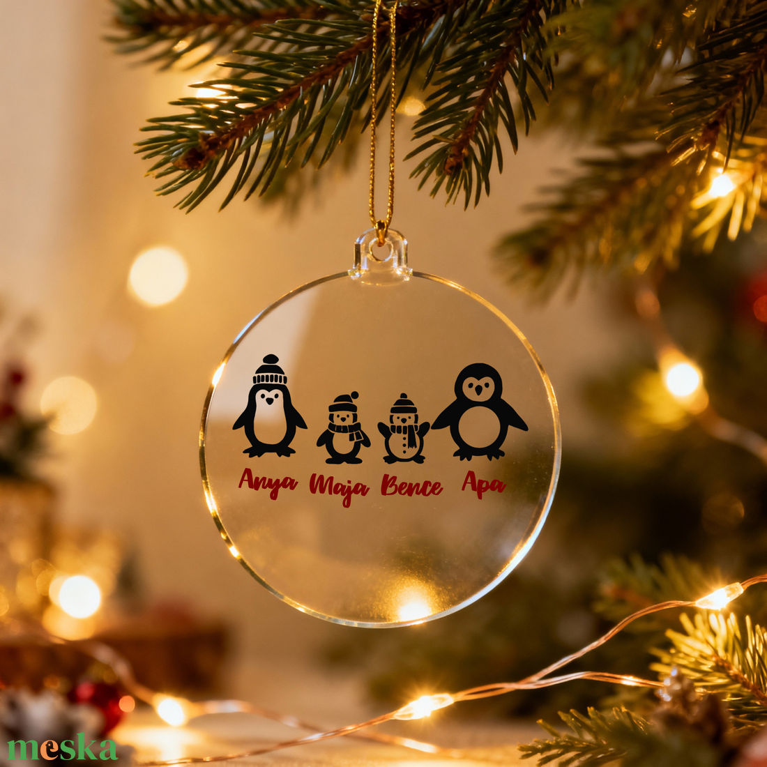 Egyedi karácsonfadísz - karácsony - karácsonyi lakásdekoráció - karácsonyfadíszek - Meska.hu