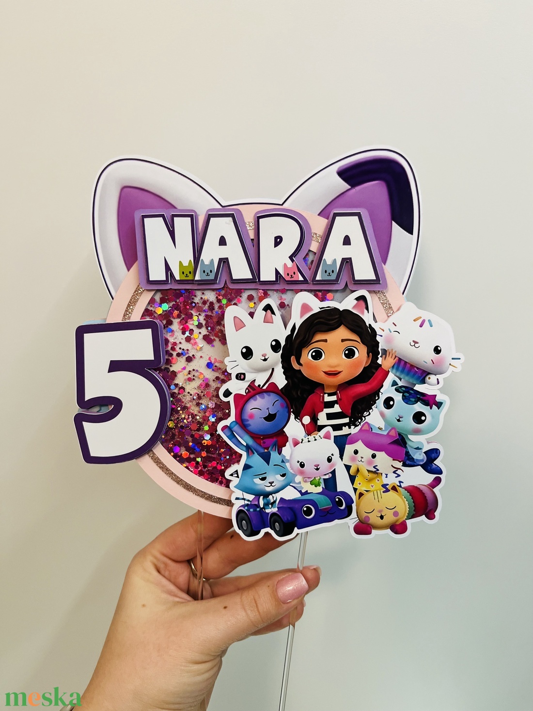 Gabi babaháza tortabeszúró - esküvő - dekoráció - sütidísz - Meska.hu