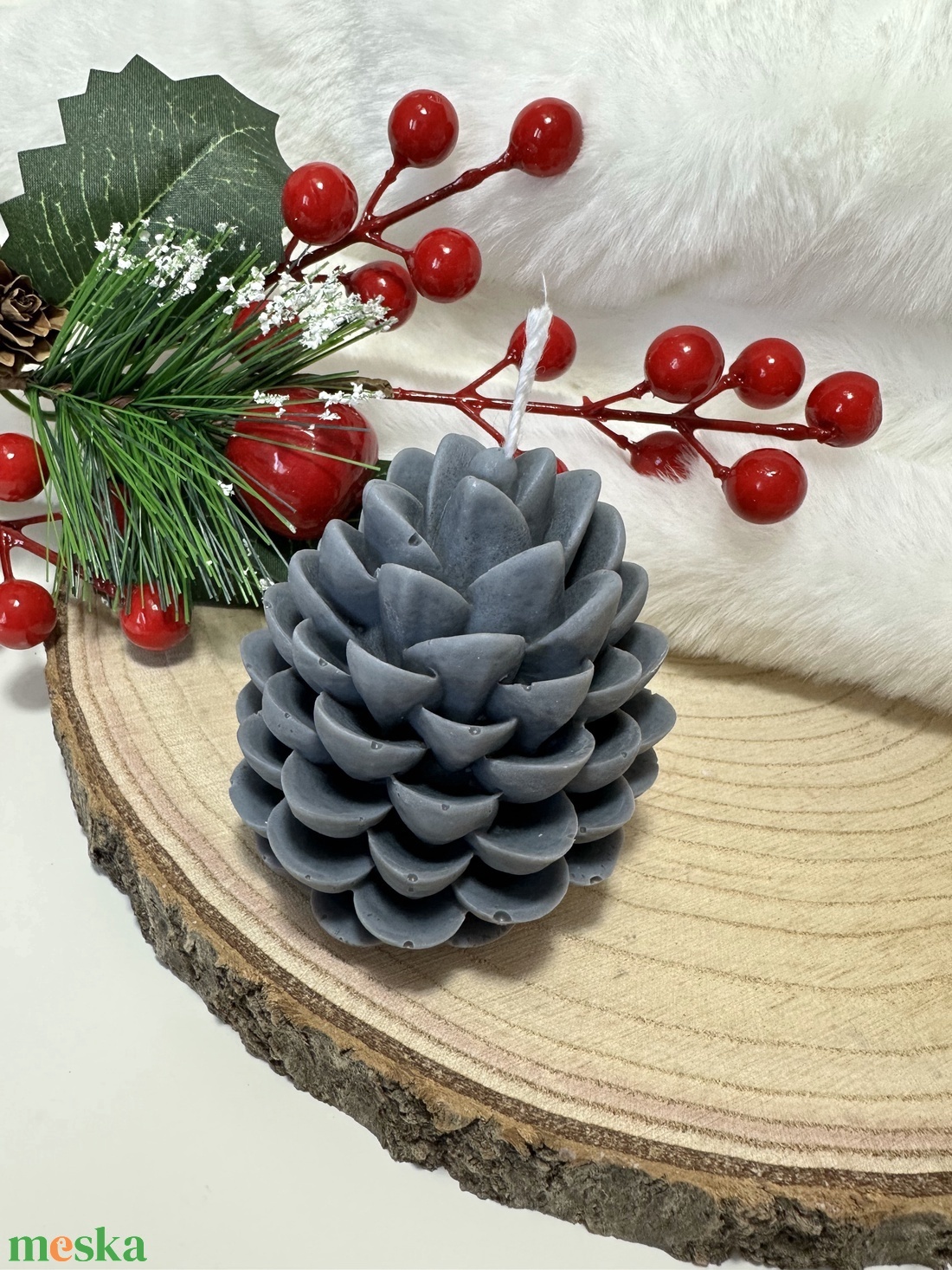 Toboz Szójaviasz Gyertya - Fekete - otthon & életmód - gyertya, illat, aroma - gyertya - Meska.hu