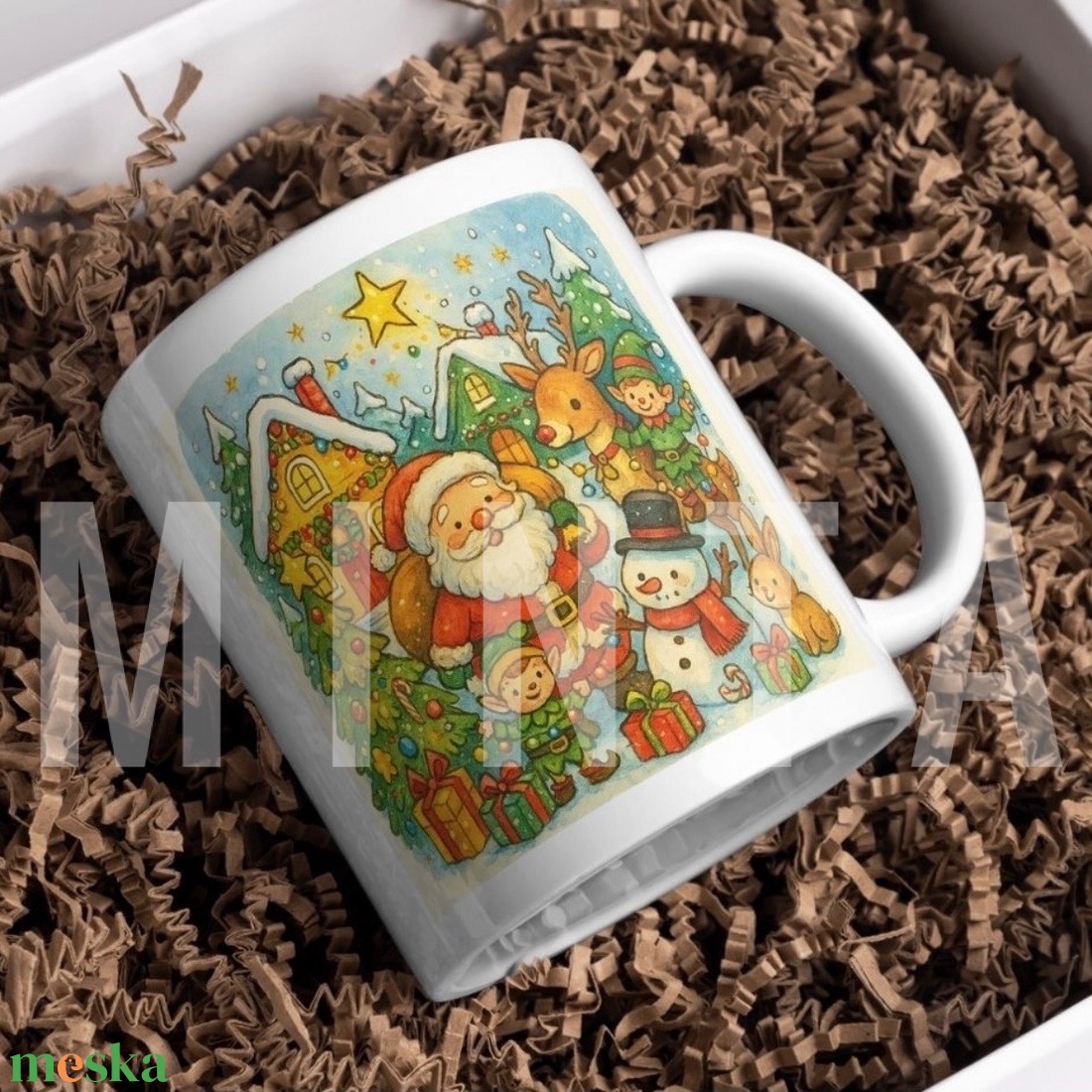 Karácsonyi bögre - otthon & életmód - konyhafelszerelés, tálalás - tálalás - bögre & csésze - Meska.hu