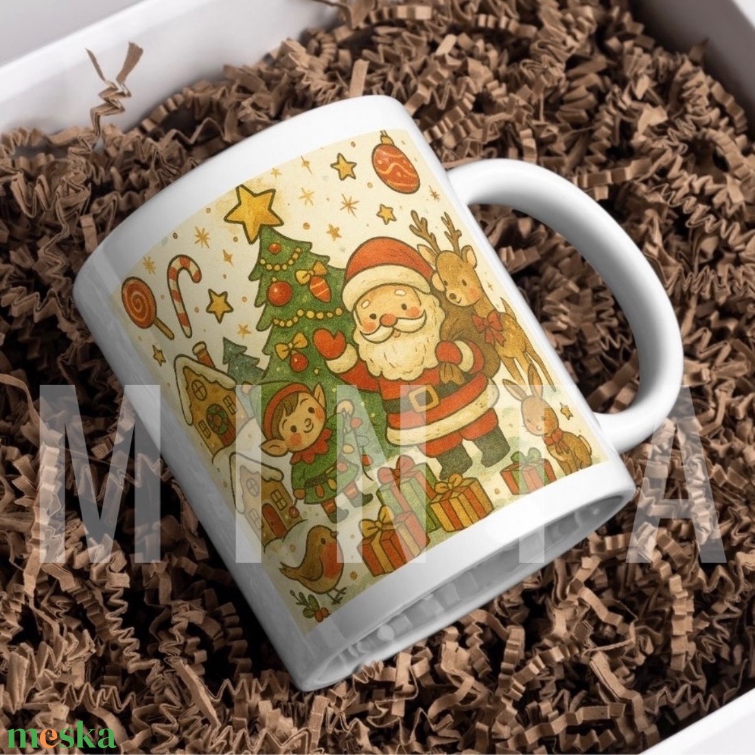 Karácsonyi bögre - otthon & életmód - konyhafelszerelés, tálalás - tálalás - bögre & csésze - Meska.hu