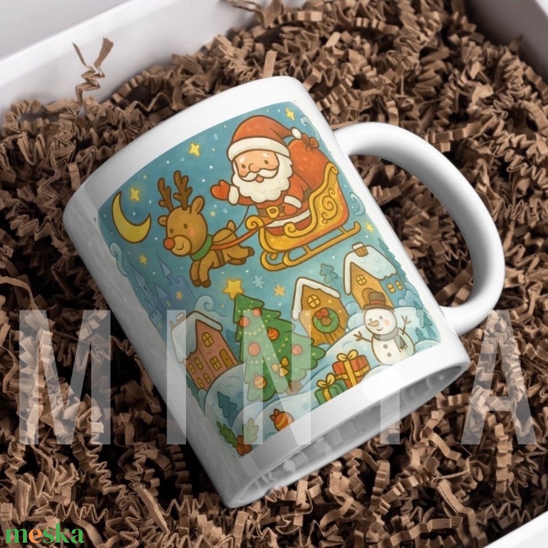 Karácsonyi bögre - otthon & életmód - konyhafelszerelés, tálalás - tálalás - bögre & csésze - Meska.hu