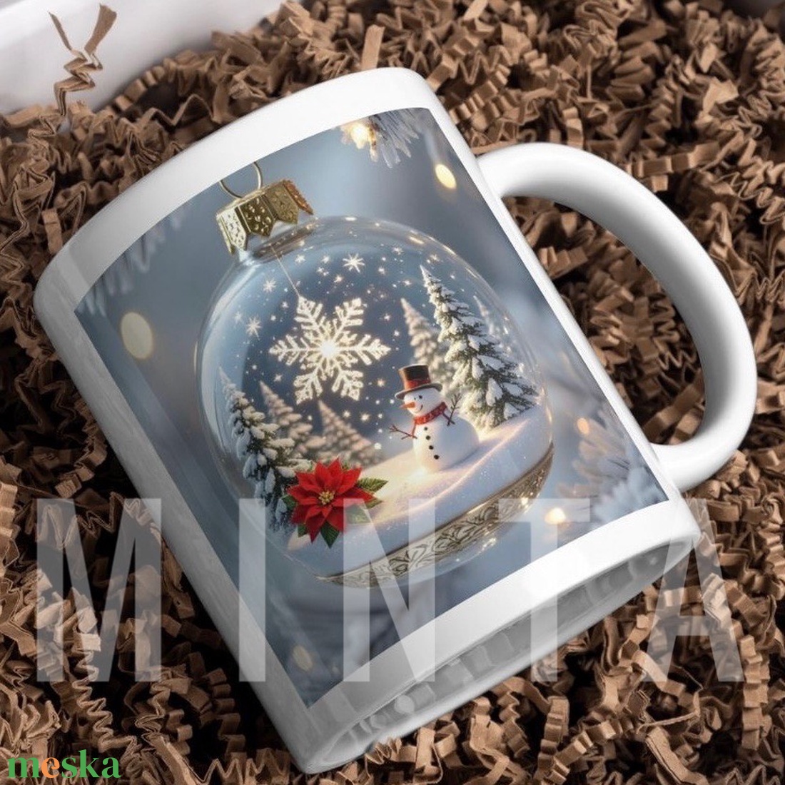 Karácsonyi bögre - Karácsonyi dísz - otthon & életmód - konyhafelszerelés, tálalás - tálalás - bögre & csésze - Meska.hu