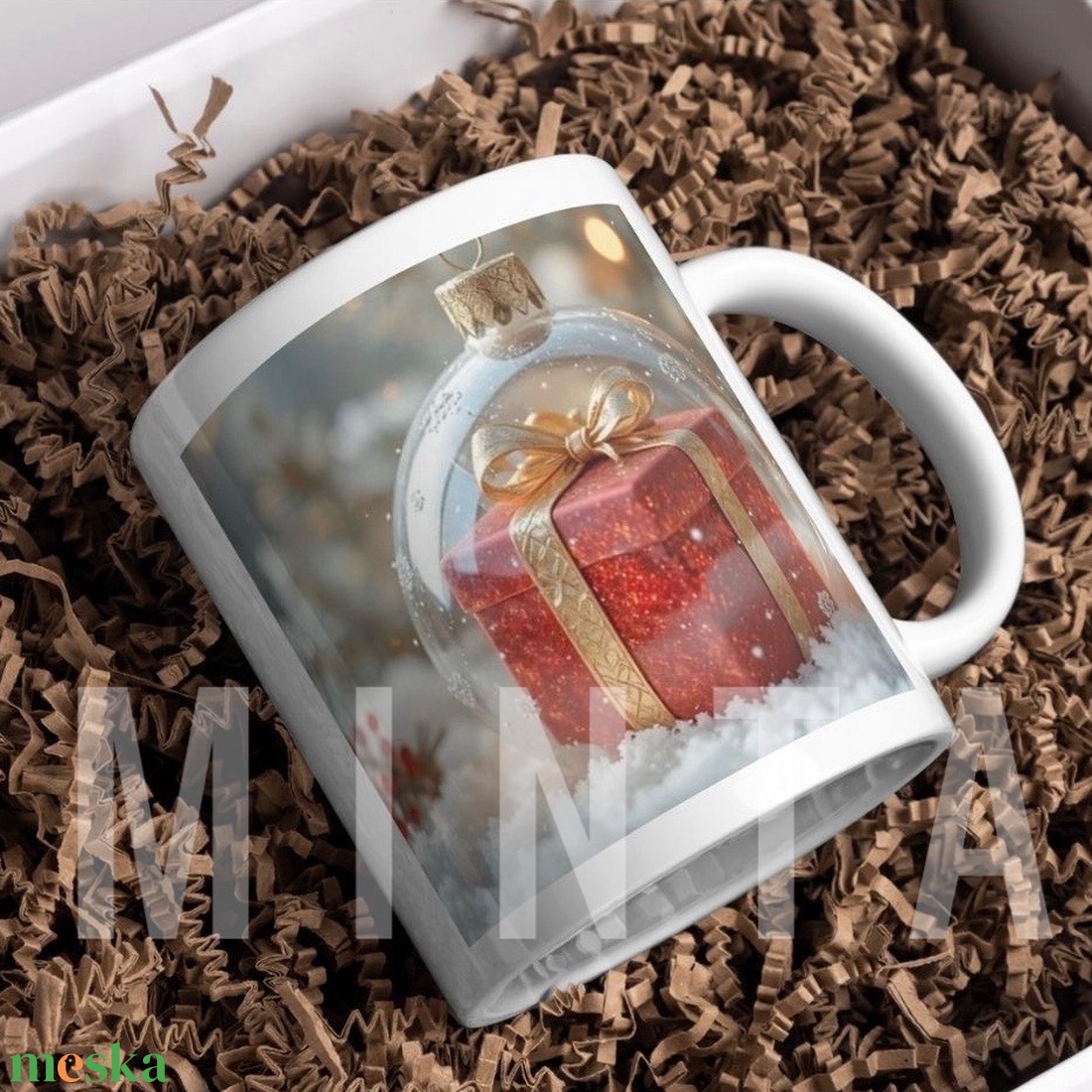 Karácsonyi bögre - Karácsonyi dísz - otthon & életmód - konyhafelszerelés, tálalás - tálalás - bögre & csésze - Meska.hu