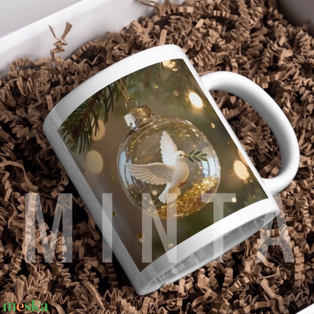 Karácsonyi bögre - Karácsonyi dísz - otthon & életmód - konyhafelszerelés, tálalás - tálalás - bögre & csésze - Meska.hu