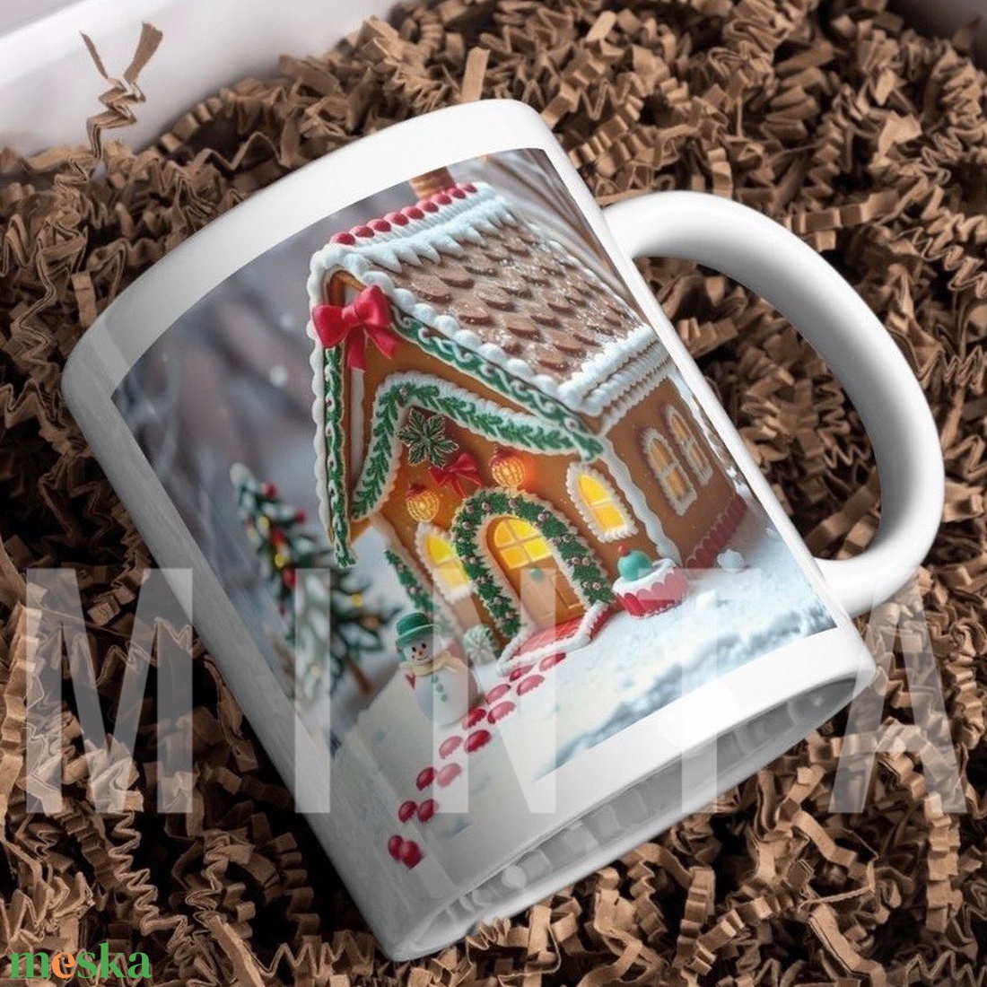 Karácsonyi bögre - Karácsonyi dísz - otthon & életmód - konyhafelszerelés, tálalás - tálalás - bögre & csésze - Meska.hu