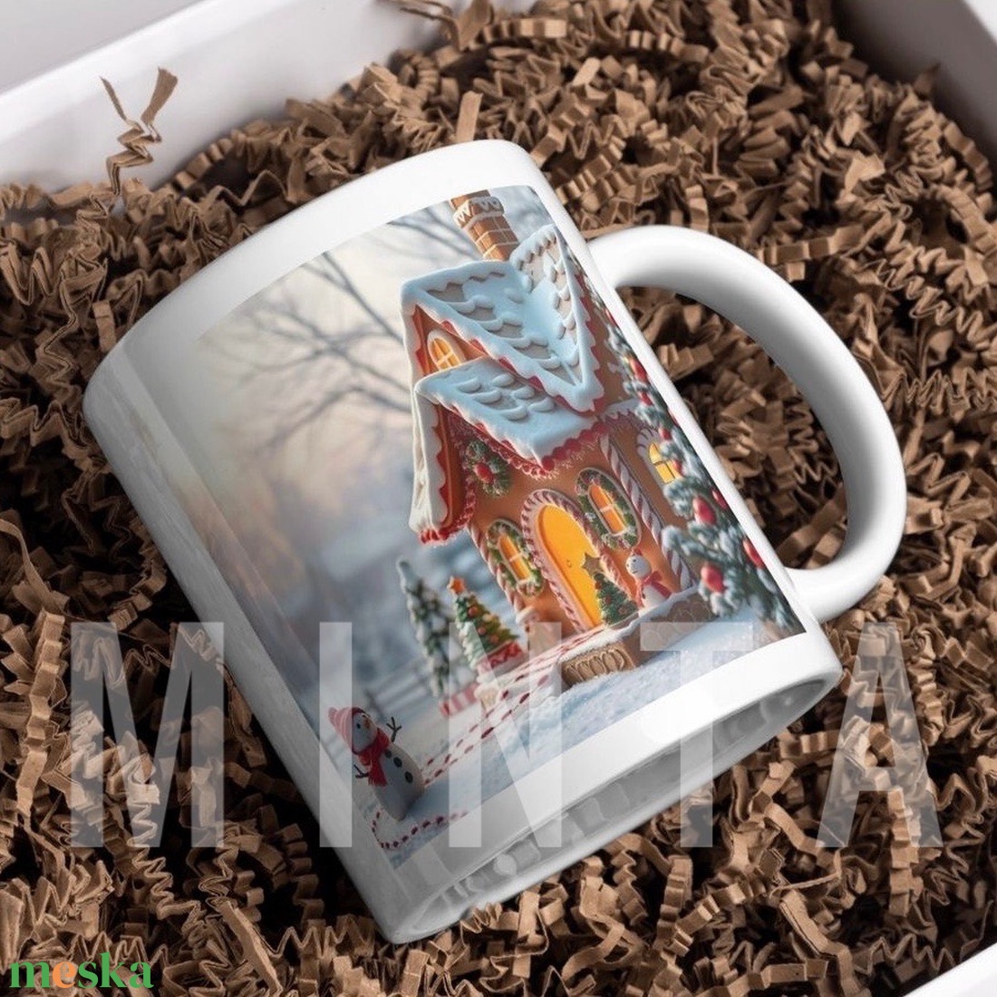 Karácsonyi bögre - Karácsonyi dísz - otthon & életmód - konyhafelszerelés, tálalás - tálalás - bögre & csésze - Meska.hu