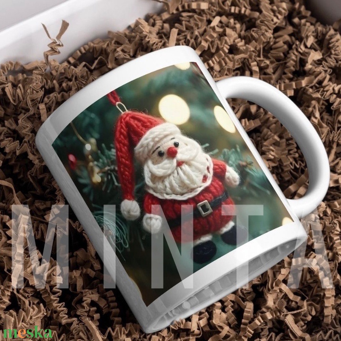 Karácsonyi bögre - Mikulásos - otthon & életmód - konyhafelszerelés, tálalás - tálalás - bögre & csésze - Meska.hu