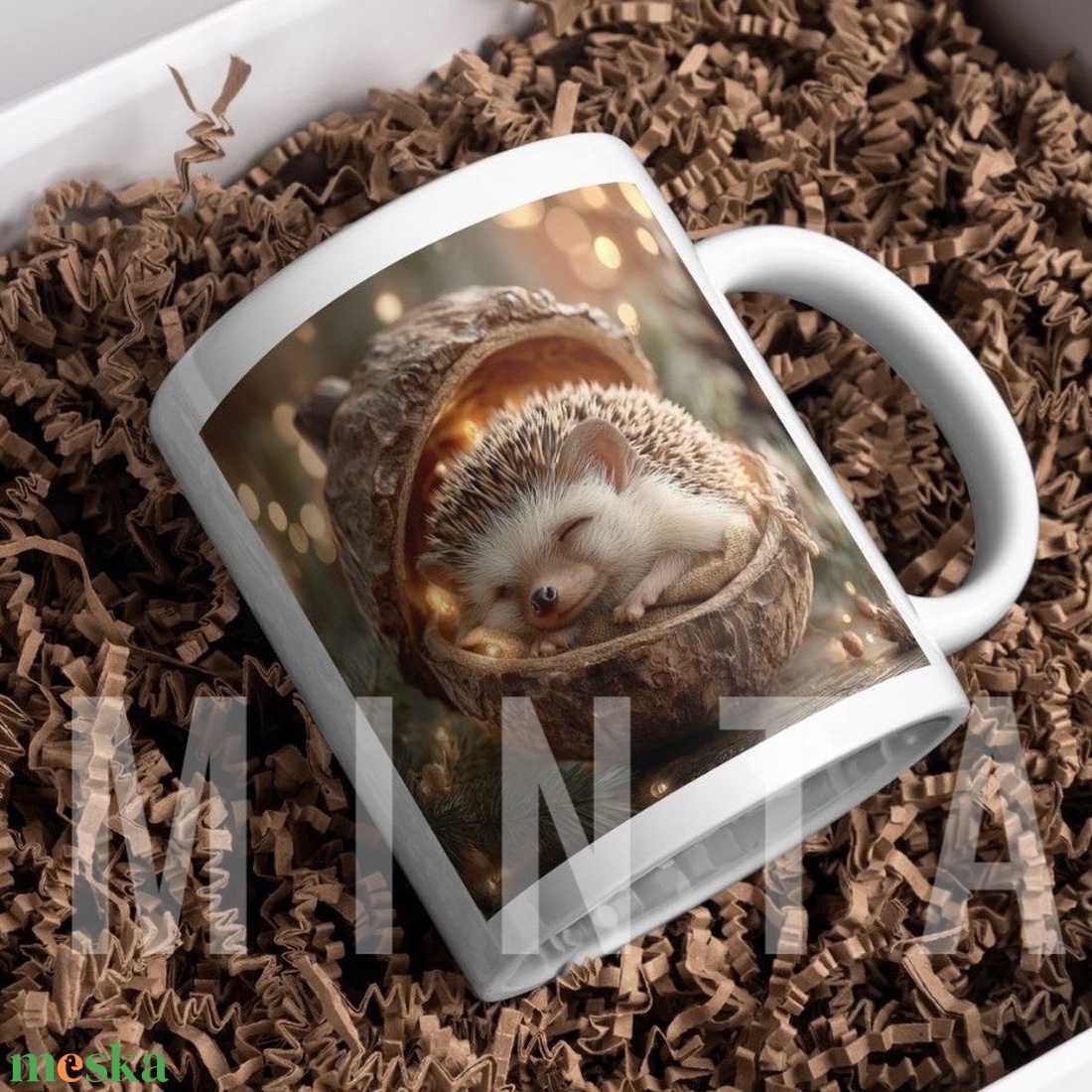 Karácsonyi bögre - Sünis - otthon & életmód - konyhafelszerelés, tálalás - tálalás - bögre & csésze - Meska.hu