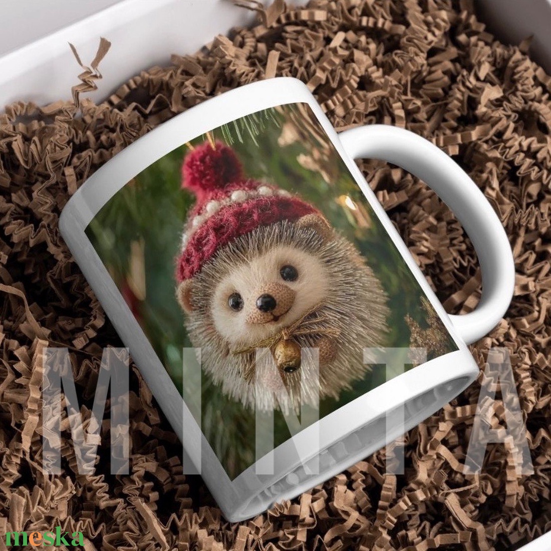 Karácsonyi bögre - Sünis - otthon & életmód - konyhafelszerelés, tálalás - tálalás - bögre & csésze - Meska.hu