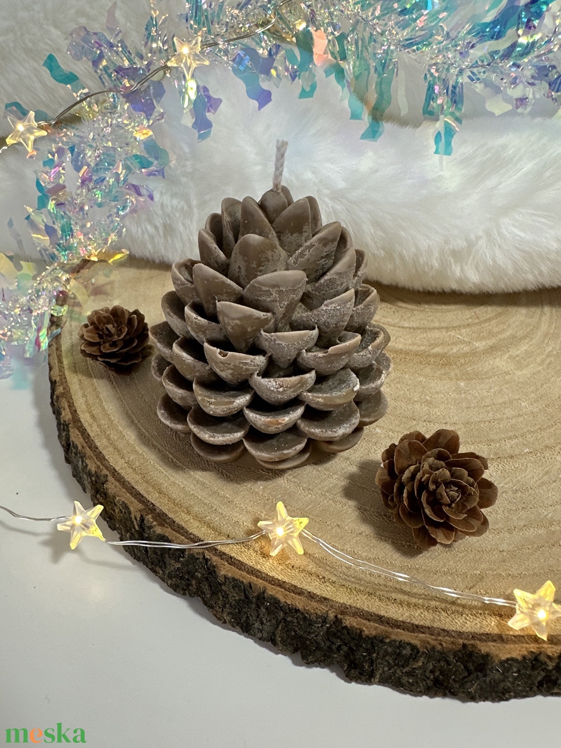 Toboz Szójaviasz Gyertya - Barna - otthon & életmód - gyertya, illat, aroma - gyertya - Meska.hu