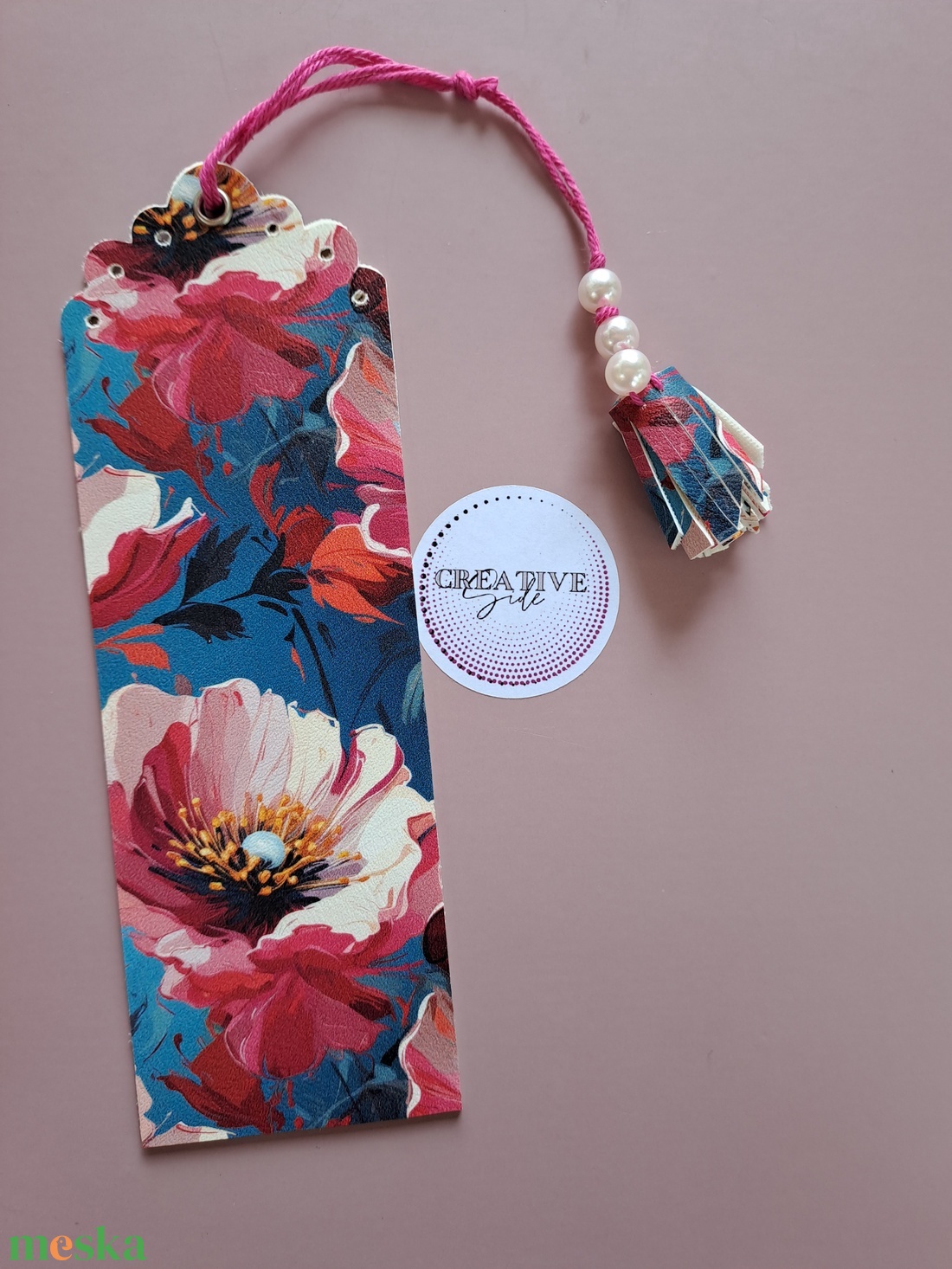 Könyvjelző, elegáns Dizájnos műbőr poppy viva magenta Mintás műbőr - könyv & zene - könyvjelző - Meska.hu Könyvjelző, elegáns Dizájnos műbőr poppy viva magenta Mintás műbőr - könyv & zene - könyvjelző - Meska.hu