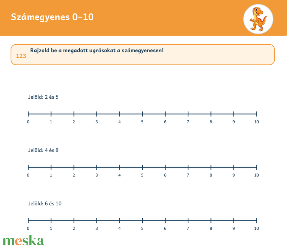 Az első iskolai gyakorlófüzetem, munkafüzetem - Dínós kiadás - játék & sport - készségfejlesztő és logikai játék - oktató játékok - Meska.hu