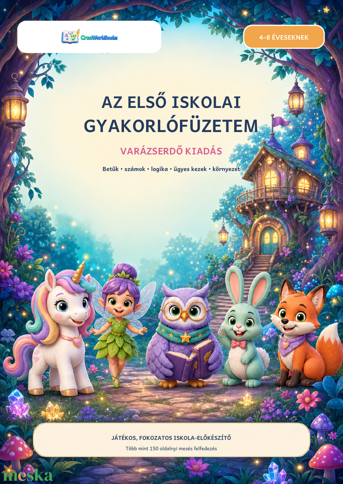 Az első iskolai gyakorlófüzetem, munkafüzetem  � Varázserdő kiadás - játék & sport - készségfejlesztő és logikai játék - oktató játékok - Meska.hu