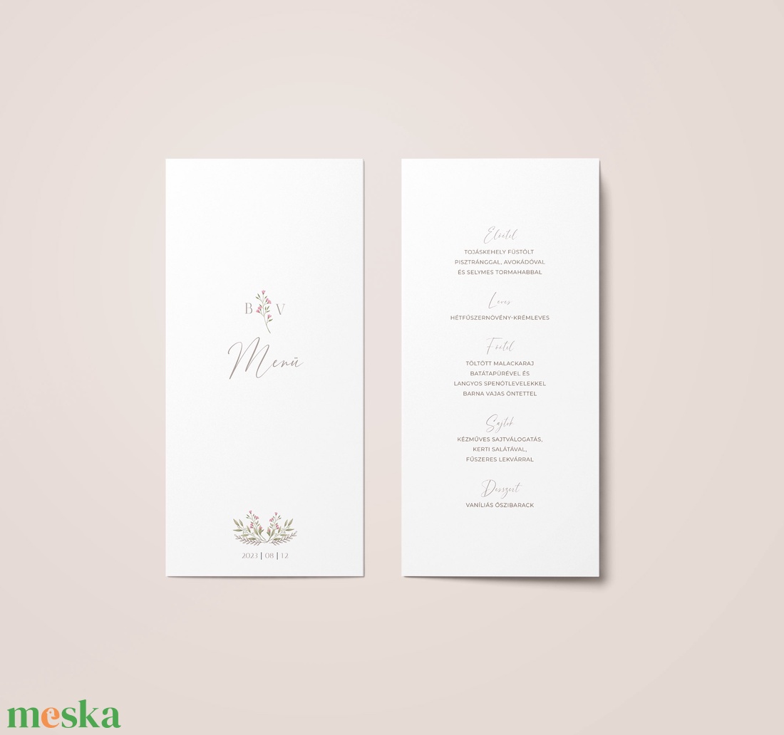 Esküvői logózott címke, Boróka - esküvő - meghívó & kártya - meghívó - Meska.hu