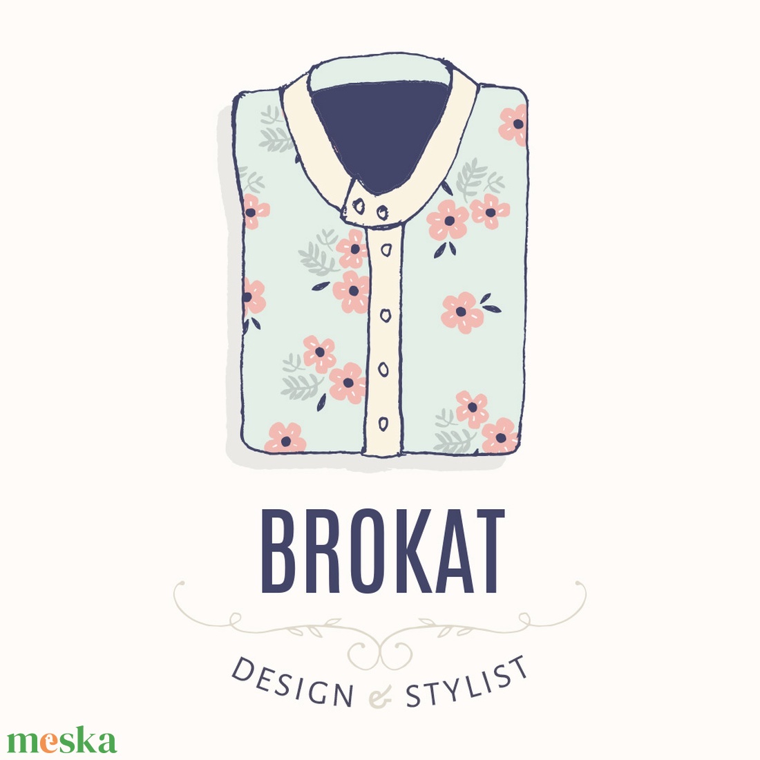 Egyedi logó tervezés, Meska bolt logó - művészet - grafika & illusztráció - digitális - Meska.hu