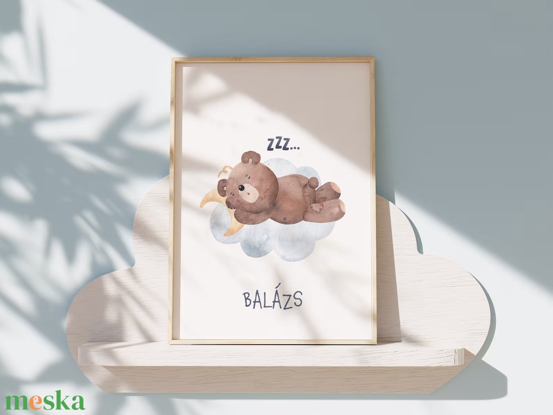 Személyre szoló gyerekszoba kép, babaszoba dekoráció, erdei állatos falikép szett 3 db - otthon & életmód - dekoráció - fali és függő dekoráció - betű & név - Meska.hu