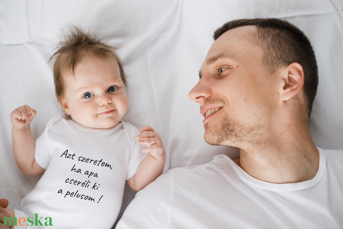 Legjobb apa, vicces baba body - ruha & divat - babaruha & gyerekruha - body - Meska.hu