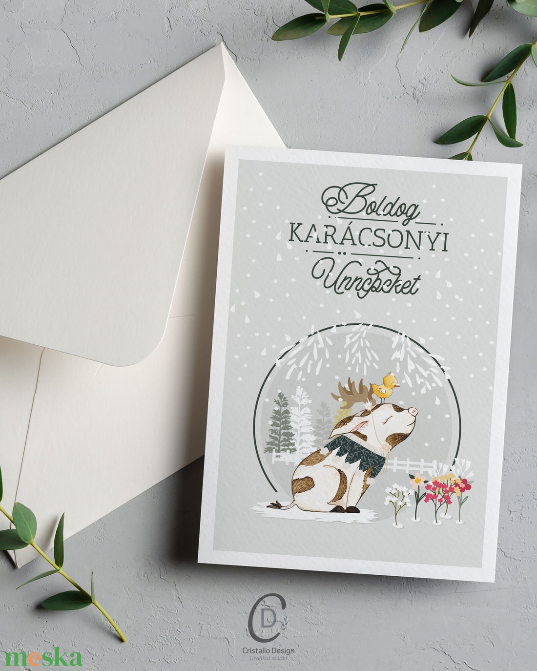 Babe karácsonya képeslap, karácsonyi üdvözlőlap - karácsony - karácsonyi ajándékozás - karácsonyi képeslap, üdvözlőlap, ajándékkísérő - Meska.hu