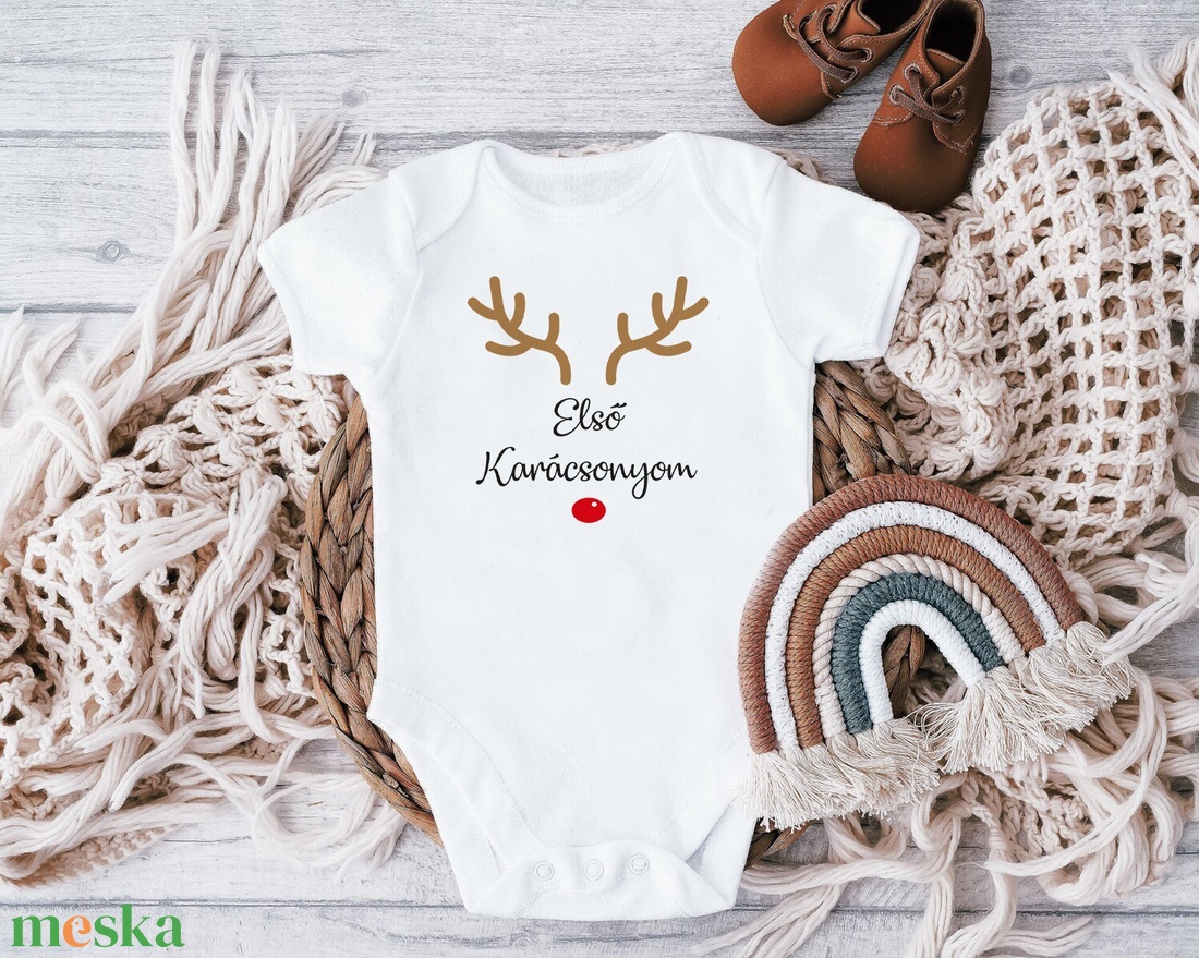 Baba body, első karácsony, ajándék, Rudolf - ruha & divat - babaruha & gyerekruha - body - Meska.hu Baba body, első karácsony, ajándék, Rudolf - ruha & divat - babaruha & gyerekruha - body - Meska.hu