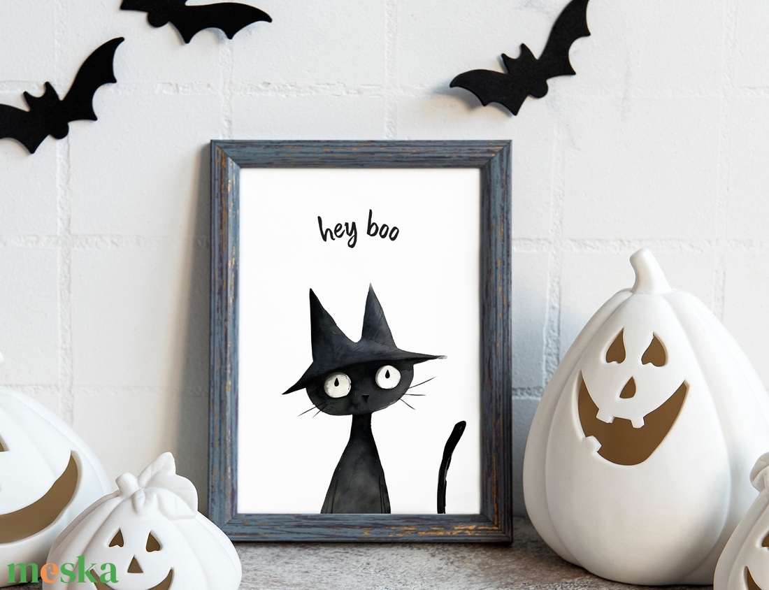 Hey Boo Halloween képeslap, macskás üdvözlőlap, ajándékkísérő szett 4 db - otthon & életmód - dekoráció - halloween - halloweeni meghívó, képeslap, ajándékkísérő - Meska.hu Hey Boo Halloween képeslap, macskás üdvözlőlap, ajándékkísérő szett 4 db - otthon & életmód - dekoráció - halloween - halloweeni meghívó, képeslap, ajándékkísérő - Meska.hu